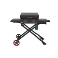 Daytona 2-Burner 21 in. Propane Gas Griddle with Foldable Cart in Black