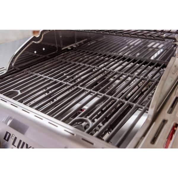 Deluxe 2-Burner Propane Gas Grill in Red