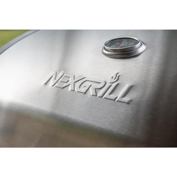 5-Burner Propane Gas Grill in Stainless Steel with Side Burner and Condiment Rack