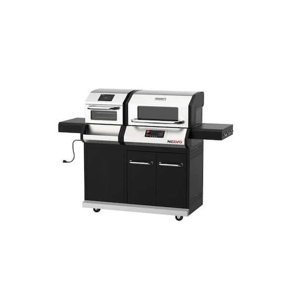 Neevo 720 Plus Propane Gas Digital Smart Grill in Black with Air Fryer Oven