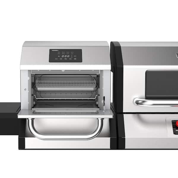 Neevo 720 Plus Propane Gas Digital Smart Grill in Black with Air Fryer Oven
