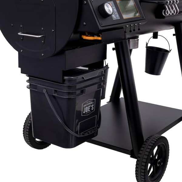 Rider 1200 DLX Pellet Grill and Smoker in Black with 1,234 sq. in. Cooking Space