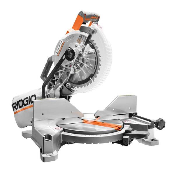 18V Brushless Cordless 2-Tool Combo Kit with (2) Batteries, Charger, Bag, and 15 Amp 10 in. Dual Bevel Miter Saw