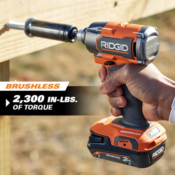 18V Brushless Cordless 3-Tool Combo Kit w/ Hammer Drill, Impact Driver, Compact Jobsite Blower, Batteries, Charger & Bag