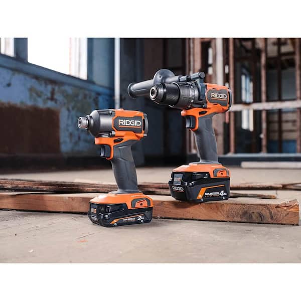 18V Brushless Cordless 2-Tool Combo Kit w/ Hammer Drill, Impact Driver, Batteries, Charger, Bag & FREE Recip Saw