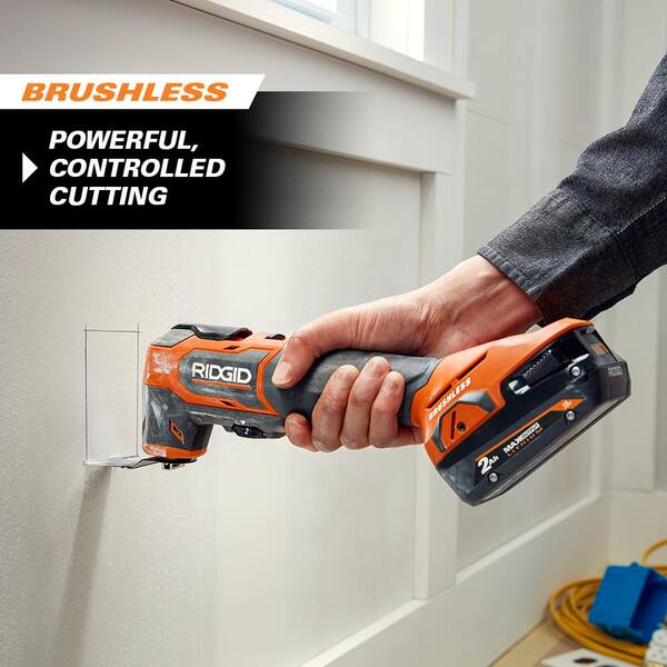 18V Brushless Cordless 4-Tool Combo Kit w/ 18V Brushless 7-1/4 in. Circular Saw, 18V Brushless 4-1/2 in. Angle Grinder