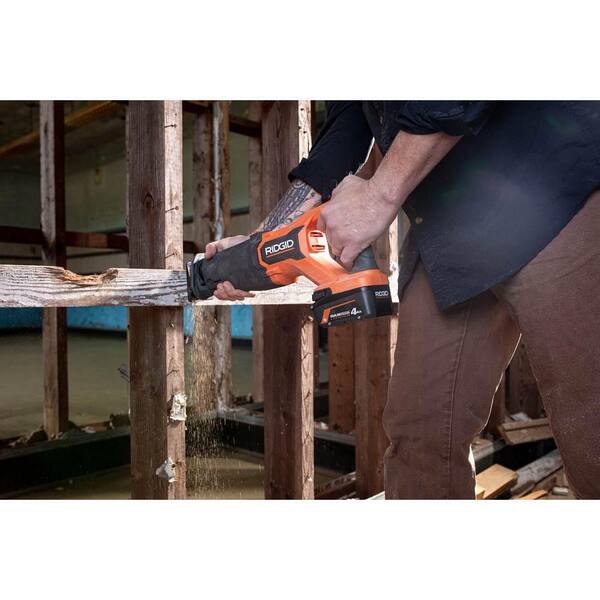 18V Brushless Cordless Reciprocating Saw Kit with (1) 4.0 Ah Battery and Charger