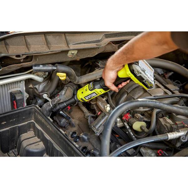 ONE+ 18V Lithium-Ion 2.0 Ah, 4.0 Ah, and 6.0 Ah HIGH PERFORMANCE Batteries & Charger Kit w/ HP Brushless Ratchet