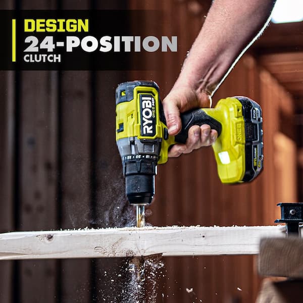 ONE+ HP 18V Brushless Cordless 1/2 in. Drill/Driver Kit with (2) 2.0 Ah HIGH PERFORMANCE Batteries, Charger, and Bag
