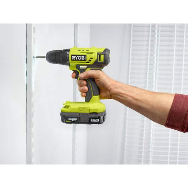 ONE+ 18V Cordless 3/8 in. Drill/Driver Kit with 1.5 Ah Battery, Charger, and Drill and Impact Drive Kit (40-Piece)