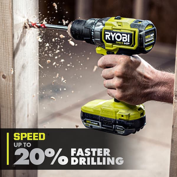 ONE+ HP 18V Brushless Cordless 5-Tool Combo Kit with 4.0 Ah and 2.0 Ah HIGH PERFORMANCE Batteries, Charger, and Bag