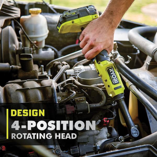ONE+ 18V Brushless Cordless 2-Tool Combo Kit w/1/4 in Extended Reach Ratchet & 3/8 in Extended Reach Ratchet (ToolsOnly)