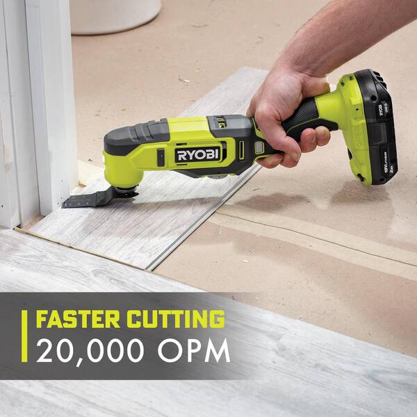 ONE+ 18V Cordless 6-Tool Combo Kit with 1.5 Ah and 4.0 Ah Batteries, Charger, and 65-Piece Drill and Impact Drive Kit