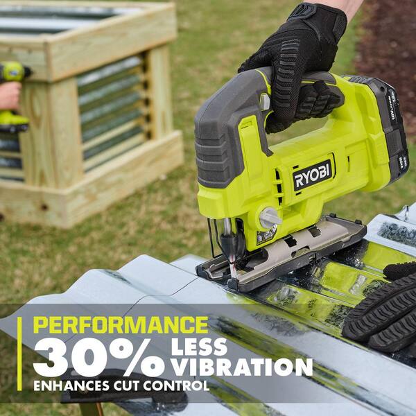 ONE+ 18V Cordless 2-Tool Combo Kit with 5 1/2 in. Circular Saw and Jig Saw (Tools Only)