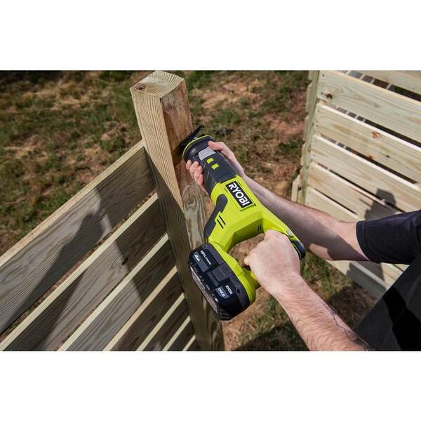 ONE+ 18V Cordless Reciprocating Saw Kit with 4.0 Ah Battery and Charger