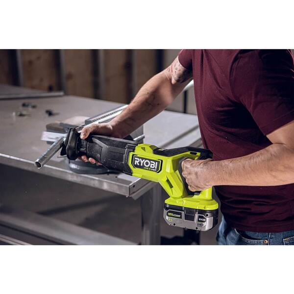ONE+ 18V Lithium-Ion 2.0 Ah, 4.0 Ah, and 6.0 Ah HIGH PERFORMANCE Batteries and Charger Kit w/ HP Brushless Recip Saw