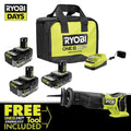 ONE+ 18V Lithium-Ion 2.0 Ah, 4.0 Ah, and 6.0 Ah HIGH PERFORMANCE Batteries and Charger Kit w/ HP Brushless Recip Saw