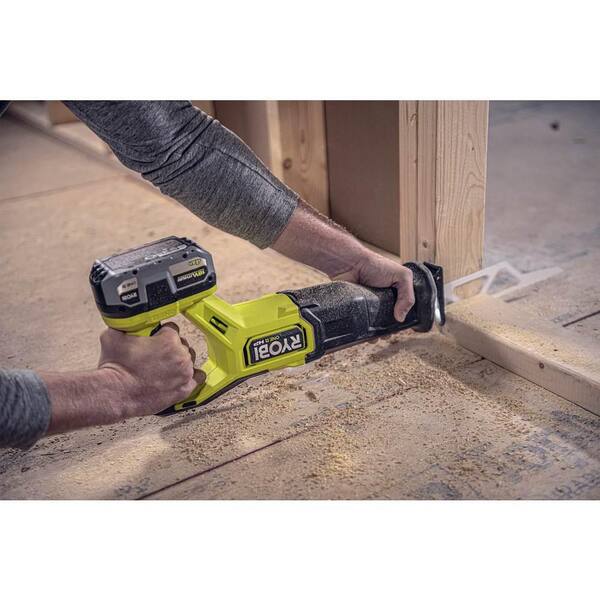 ONE+ 18V Lithium-Ion 2.0 Ah, 4.0 Ah, and 6.0 Ah HIGH PERFORMANCE Batteries and Charger Kit w/ HP Brushless Recip Saw
