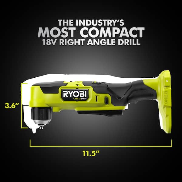 ONE+ HP 18V Brushless Cordless Compact 3/8 in. Right Angle Drill (Tool Only)