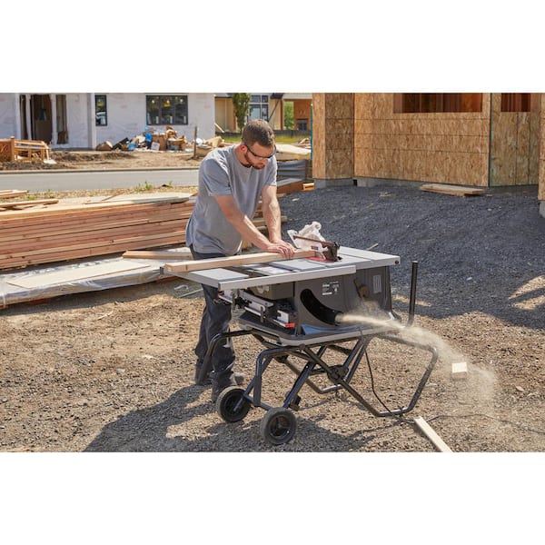 15 Amp 120-Volt 60 Hz Jobsite Saw Pro with Mobile Cart Assembly
