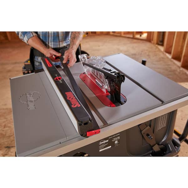 15 Amp 120-Volt 60 Hz Jobsite Saw Pro with Mobile Cart Assembly