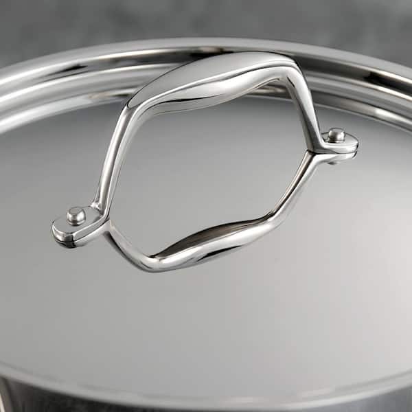 Gourmet Tri-Ply Clad 12-Piece Stainless Steel Cookware Set