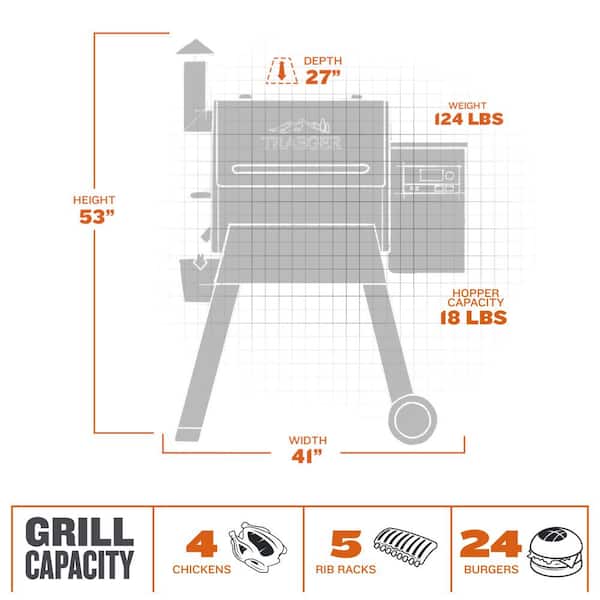 Pro 575 Wifi Pellet Grill and Smoker in Bronze