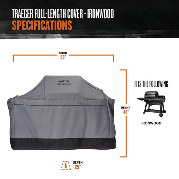 Ironwood Wi-Fi Pellet Grill and Smoker in Black