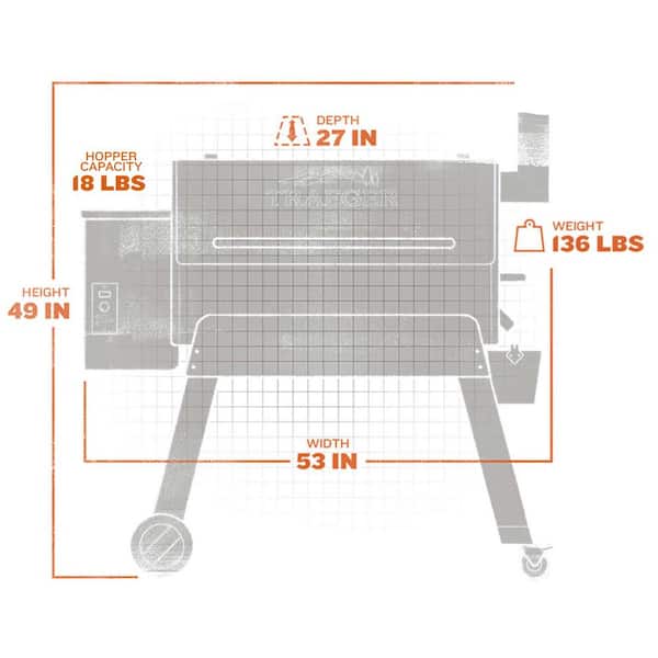 Pro Series 34 Pellet Grill in Bronze