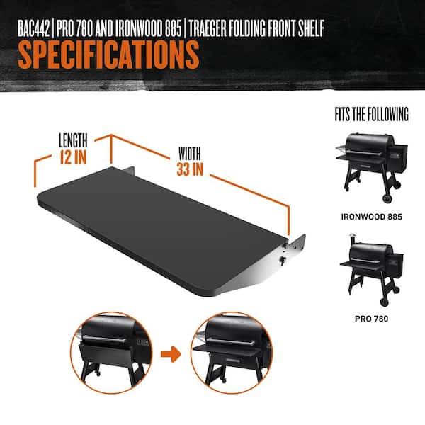 Ironwood 885 Wifi Pellet Grill and Smoker in Black