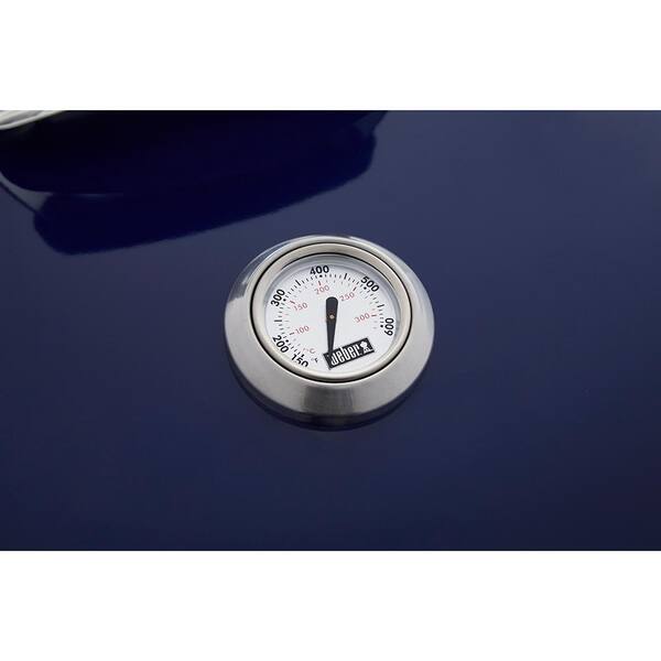 22 in. Master-Touch Charcoal Grill in Deep Ocean Blue with Built-In Thermometer