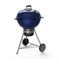 22 in. Master-Touch Charcoal Grill in Deep Ocean Blue with Built-In Thermometer