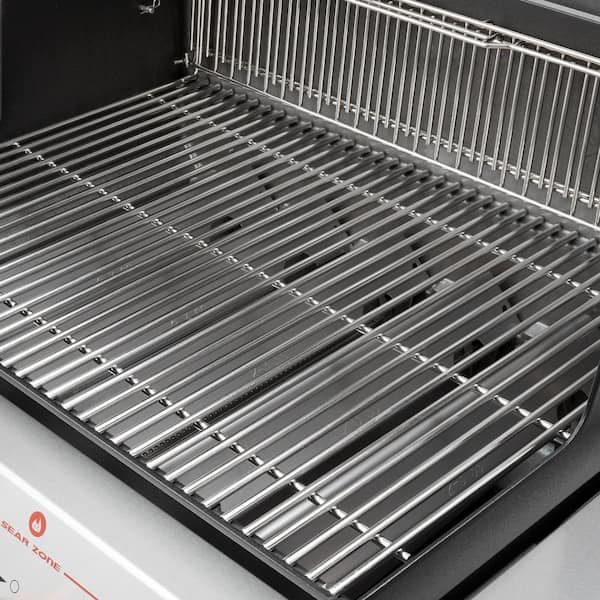 Genesis S-325s 3-Burner Natural Gas Grill in Stainless with Built-In Thermometer