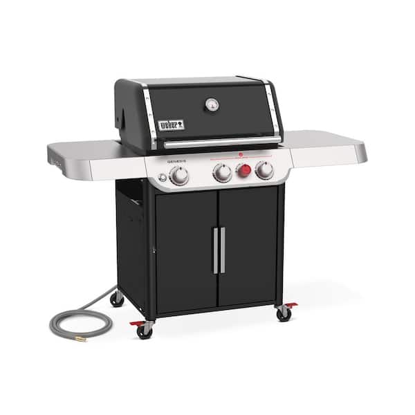 Genesis E-325s 3-Burner Natural Gas Grill in Black with Built-In Thermometer