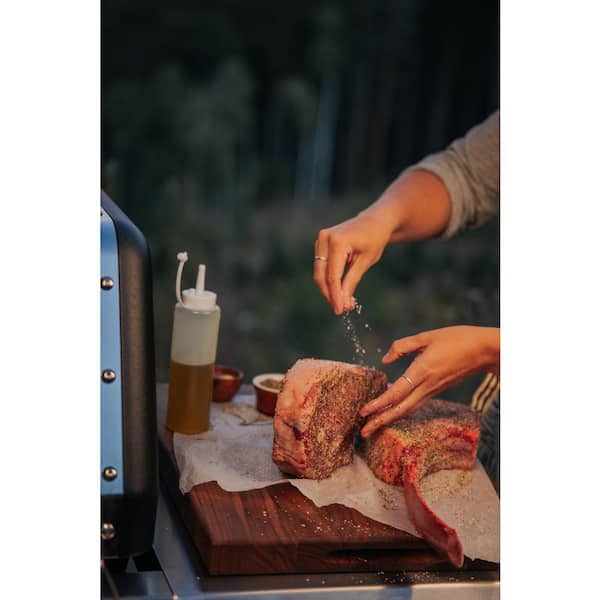 Genesis EPX-335 3-Burner Natural Smart Gas Grill in Black with Side Burner
