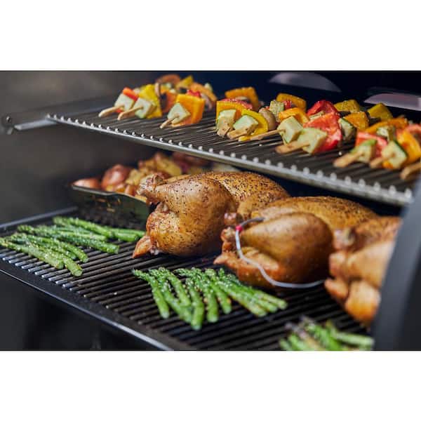 SmokeFire EX6 Wood Fired Pellet Smart Grill in Black (2nd Gen)