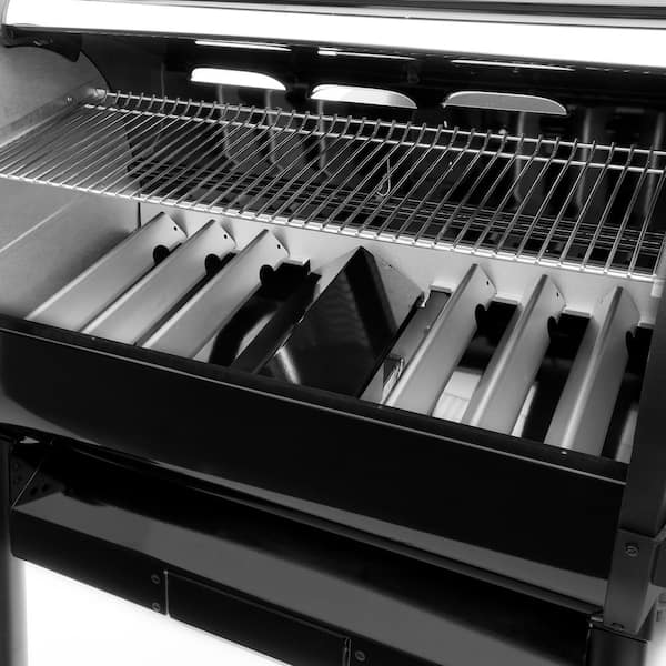 SmokeFire EX6 Wood Fired Pellet Smart Grill in Black (2nd Gen)