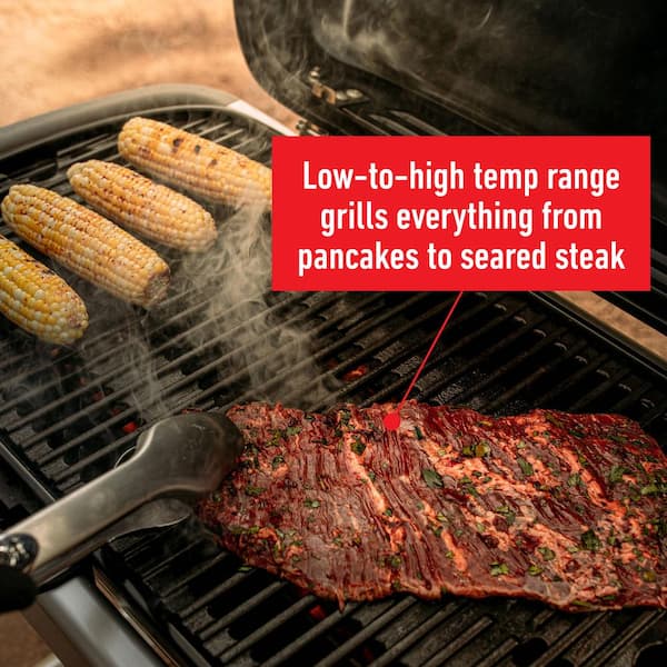 Traveler Portable Propane Gas Grill in Black