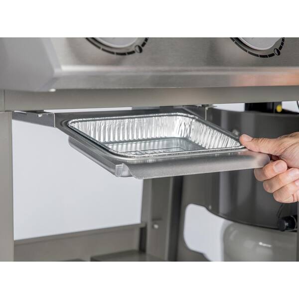 Spirit II E-210 2-Burner Liquid Propane Gas Grill Combo with Grill Cover