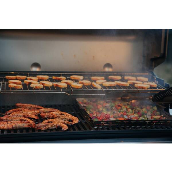 Genesis? S-335 Propane Gas Grill, Stainless Steel with Premium Cover Included