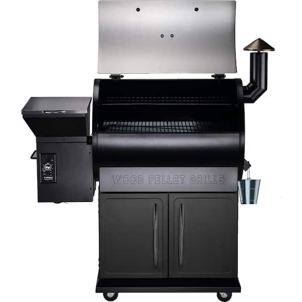 694 sq. in. Pellet Grill and Smoker, Stainless Steel
